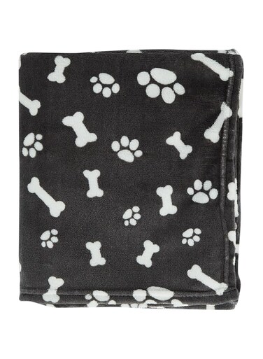 Trixie Kenny Plush Blanket for Dogs - GREY/LARGE