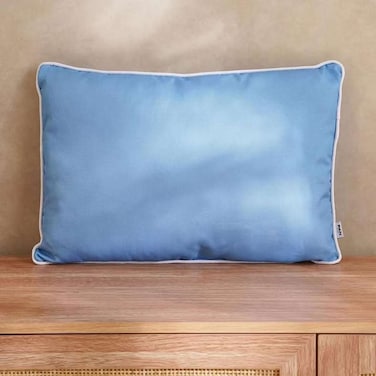 Home Blue Outdoor Filled Cushion 50x35cm