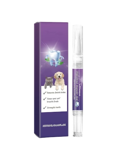 4Pcs advanced Pet Oral Repair Gel Set - Whitening &amp; Tartar Control for Dogs, Eliminates Bad Breath, Easy Oral Care Solution