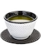 Restaurantware-3.75 Inch Saucers For Tea Cups, 2 Round Saucers For Traditional Japanese Tea Cups - Hobnail Design, Won't Break, Black Cast Iron Saucers For Small Tea Cups, Heat-Resistant,