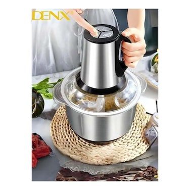 Electric Meat Grinder and Mincer, 2L, 850W with Variable 2 Speeds and Stainless Steel Bowl