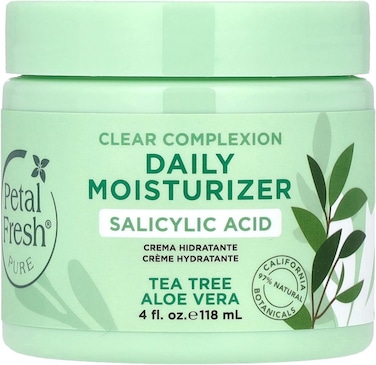 Petal Fresh Pure Clear Complexion Daily Moisturizer, 118ml, With Salicylic Acid Aloe Vera &amp; Tea Tree, For Hydrated, Blemish-Free &amp; Refreshed Skin