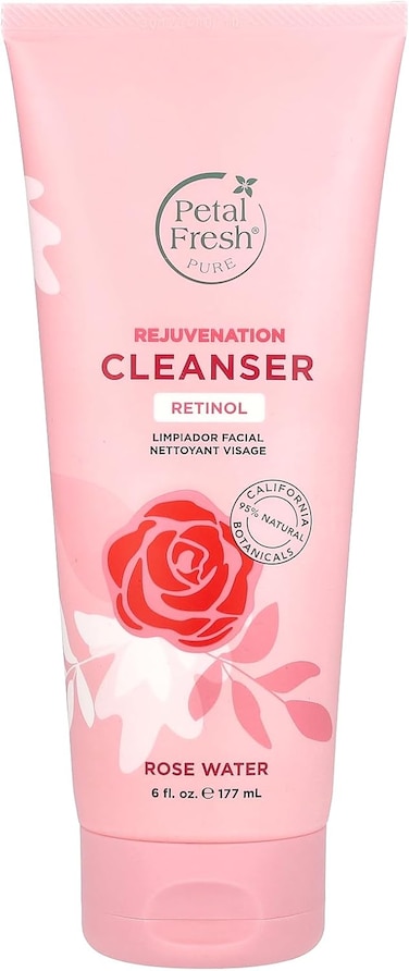 بيتال فريش منظف الوجه بيور ريجوفينيشن روز 177 مل، مع الريتينول وماء الورد المهدئ، للحصول على فوائد متقدمة مضادة للشيخوخة والشباب