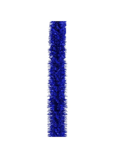 Christmas Tinsel Garland Blue 200x7cm