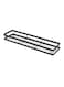 Punch-Free Wall Mount Seasoning Storage Rack Black 50centimeter