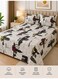 Queen Size Modern City Print Bedsheet Set 3PCS &acirc;&euro;&ldquo; 125 GSM Soft Breathable Fabric, Fade Resistant &amp; Durable Bedding with 2 Pillow Covers, 220x220 CM