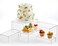 Sintuff Buffet Risers 5 Pcs Acrylic Food Display Cube Set