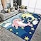 7mm 950g ultra crystal velvet 3D printed carpet 80*120 CM