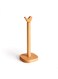 Azonee Wooden Paper Towel Holder, Cute Bird Design Kitchen Roll Stand, Kawaii Countertop Organizer and Dispenser, Home Decor for Table and Kitchen, 33.5 cm