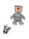 OSHIMA Indestructible Bear Dog Toy, Unbreakable Stuffed Plush Dog Toys, Interactive Bear Dog Toy Dog Companion for Heavy Chewers Durable Squeaky Dog Toys