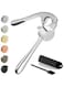 SWIUKPHE Premium Garlic Press, Garlic Mincer Set with Silicone Roller Peeler &amp; Cleaning Brush, Easy to Squeeze and Clean, Professional Efficient Ginger Crusher