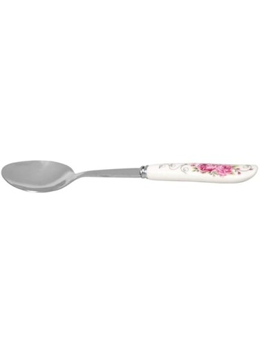 Delcasa Dc1625 6Pcs Stainless Steel Tea Spoon - Floral Handle Pattern Cutlery, Dishwasher Safe, Mirror Polished, Ergonomic Handle   Stainless Steel Material   Perfect For Home, Hotel &amp; More
