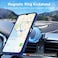Case for Honor X7C Case Cover With 2Pack Screen Protector Metal Ring Holder Grip Kickstand Car Magnetic Mount Shockproof Matte Hard Back Bumper Case for Honor X7C Blue