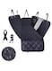 Sulfar Dog Car Seat Cover For Back Seat, Waterproof Dogs Hammock With Mesh Window And Pet Belt, Protector Cars, Trucks, Suvs, Jeep