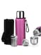 800ml/27oz with All-steel Cup Lid Advanced,Travel/Sports/Outdoor/Campsites Thermo Bottle Mug Flask, with Cup Sleeve - Handheld - Backpack-Style Cloth Sleeve,Thermos for Coffee and Tea,With Leakproof Lid,Steeping/Coffee and Brewing Functions Teapot Coffee Pot,Insulation and Cooling Performance,Water Bottles,316 Stainless Steel Food-Grade Material Large Capacity Bottle Thermo Purple