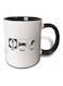 Printed Ceramic Mug Black/White