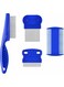 4 Pcs Lice Combs, Flea Combs, Double Sided Lice Removal Comb, Ideal for All Types of Small, Medium, Large Pets Hair, Grooming and Removing Dandruff Flakes Remove Float Hair Tear Marks (Blue)