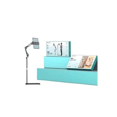 2-in-1 Telescopic Holder, Universal Mobile Phone, iPad, Tablet Stand
