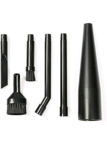 WORKSHOP Wet/Dry Vacs Multi-Fit Wet Dry Vacuum Accessories VT1215 Micro Cleaning Kit Attachments For Compact Shop Vacuum, Black, 1 pack