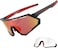 ROCKBROS Mountain Bike Glasses for Men Cycling Glasses with Interchangeable Polarized + Photochromic Lenses Sport Sunglasses, M