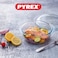 Pyrex Essential Casserole Round 3L - Durable Borosilicate Glass for Versatile Cooking and Serving