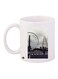 Millennium Wheel Printed Coffee Mug White/Black/Grey 11ounce