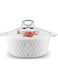 ASIAN Casserole Hotpot, Stainless Steel insulated Hot Pot, Food Warmer, Keeps Food Warm for Hours - Diamond White (1500 ML)