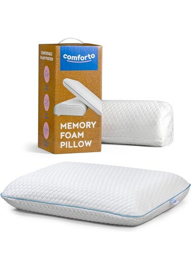 Classic Cooler Memory Foam Pillow 60x40x13 cm