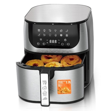 Large Capacity 7.7L Digital Air Fryer with 360&deg; Rapid Air Circulation

