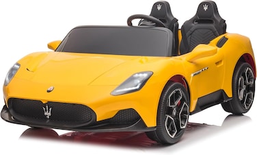 Lovely Baby Power Riding Car for Kids LB 1699EL Battery-Operated Car with Remote Control, Music, LED Lights and More special features - Yellow