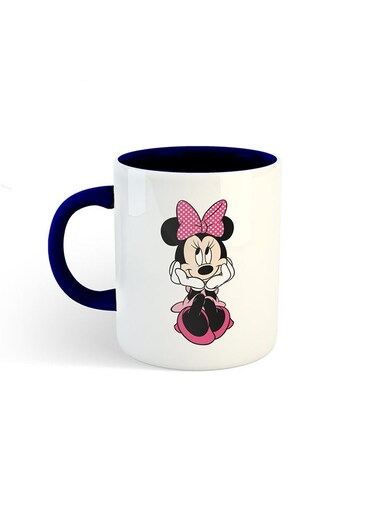 Mouse Printed Mug White/Navy