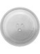 Small Glass Microwave Plate - Replacement Turntable Plate for Small Microwaves 9.6 inch / 24.5cm