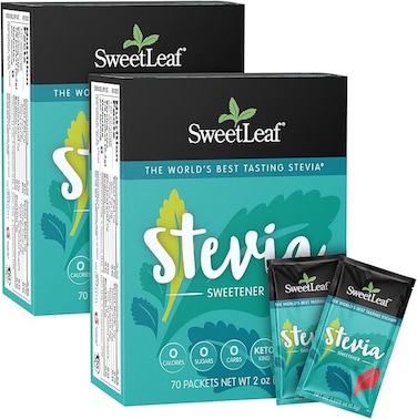 SweetLeaf Wisdom NAturAl, , NAturAl SteviA Sweetner, 70 PAckets