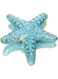 YU FENG Jeweled Starfish Figurine Trinket Boxes Hinged Collectible Painted Enameled Sea Star Animal Jewelry Holder Box(Ocean Blue)