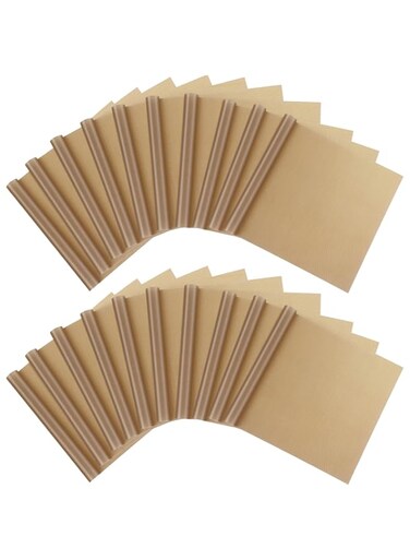 Selizo 20 Pack Teflon Sheet for Heat Press, Heat Transfer Press Cover Paper Heat Resistant Transfer Protector Mats for Cricut Iron HTV Vinyl, Sublimation, Baking and Craft