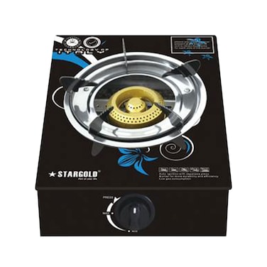 STARGOLD Gas Stove Single Burners Glass Stove Auto Ignition Table Top Cooker