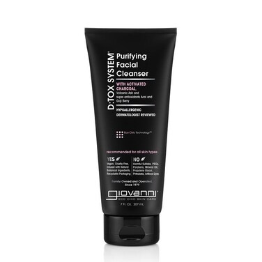 Giovanni Detox System, Purifying Facial Cleanser, Removes Impurities &amp; Refreshes Skin (Step1), 207 ml