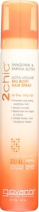 Giovanni 2Chic Ultra-Volume Big Body Hair Spray With Tangerine And Papaya Butter, 5 Fluid Ounce