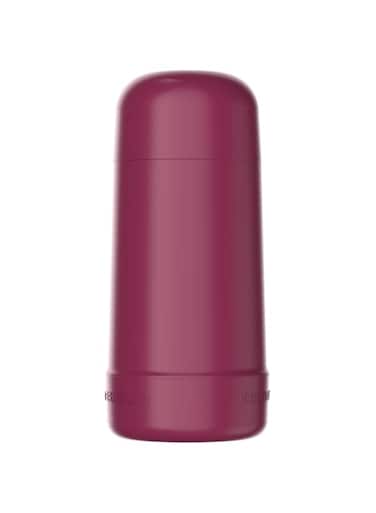 TERMOLAR MINIGARBO GLASS VACUUM FLASK, PORTABLE BOTTLE, THERMOS, INDOOR AND OUTDOOR USE, DEEP PINK 250 ML