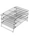 3-Tier Cooling Rack for Cookies, Cake and More - Cool Batches of Cookies, Cake Layers or Finger Foods, Black