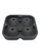 Silicone Diamond Ice Cube Tray Black 6x6x4cm