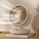 Portable USB Type-C Table Fan with 180&deg; Adjustable Head, Strong Airflow &amp; Compact Design