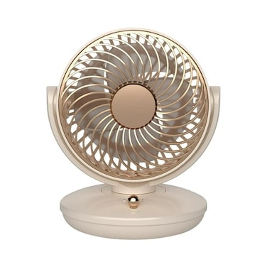 Portable USB Type-C Table Fan with 180&deg; Adjustable Head, Strong Airflow &amp; Compact Design