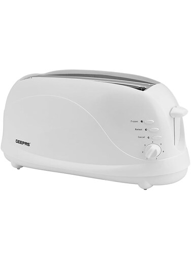 1100W 4 Slices Bread Toaster - Crumb Tray, Cord Storage, 7 Settings with Cancel, Defrost &amp; Reheat Function  Removable crumb tray  2 years' warranty