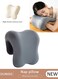 Memory Foam Neck Support Pillow, Portable Desk Chair Pillow Office Headrest Cushion,Travel Head Pillow Working Nap Pillow, Detachable Multifunctional Neck Stretcher with Zipper naps, portable for office &amp; travel