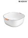 Kitchen Drainer Basket - Practical Household Fruit Bowl for Living Room, Simple and High-End Aesthetic Design, Durable Plastic Colander for Washing and Draining Vegetables and Fruits
