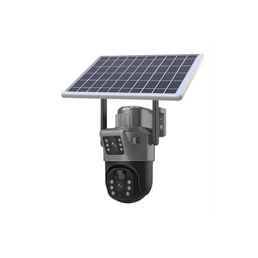 Solar-Powered Security CCTV Camera with Motion Detection for 24/7 Outdoor Monitoring