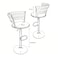 Modern Velvet Bar Stool,Gold Metal Frame,Adjustable Height,Elegant Kitchen Counter Chair(Beige)