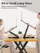 tounee Laptop Stand for Desk Adjustable Height, Telescopic Computer Stand with Pull Out Design Ergonomic Laptop Riser Fits All Laptops 10-17&quot;(Black)