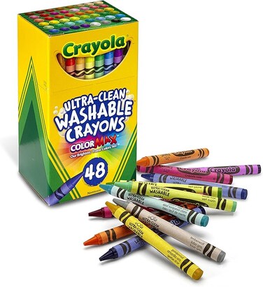Crayola 48 Count Ultra-Clean Washable Crayons - Regular Size